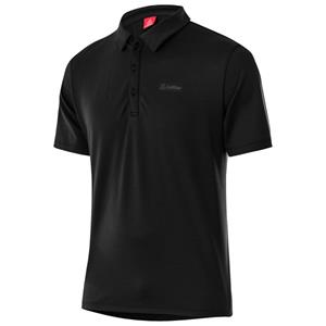 Löffler  Poloshirt Tencel Comfort Fit - Poloshirt, zwart