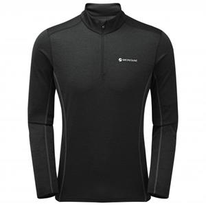 Montane  Dart Zip Neck - Sportshirt, zwart