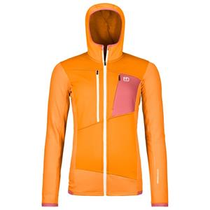 Ortovox  Women's Fleece Grid Hoody - Fleecevest, oranje