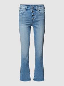 Liu Jo White Flared fit jeans met labelpatch