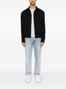 Malo short-sleeved cotton jumper - Grijs
