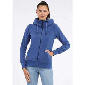 Ragwear Sweatjacke NESKA FLEECE ZIP mit Kapuze und Kordelzug, praktische Eingrifftaschen