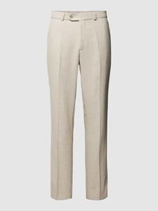Carl gross Slim fit pantalon met persplooien, model 'Shiver'