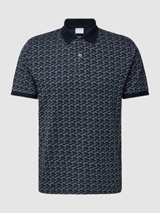 Selected Homme Slim fit poloshirt met all-over motief, model 'JAY'