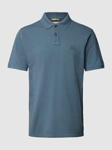 camel active T-Shirt GMD Polo, Stone Blue