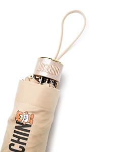 Moschino Paraplu met teddybeerprint - Beige