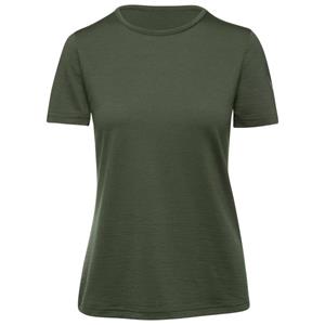 Thermowave  Women's Merino Life Short Sleeve Shirt - Merinoshirt, olijfgroen