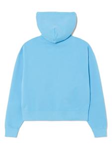 RE/DONE zip-up cotton hoodie - Blauw