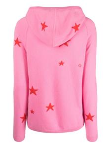Chinti & Parker Intarsia hoodie - Roze