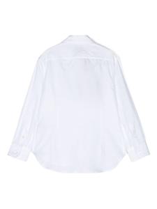 ETRO KIDS paisley-jacquard cotton shirt - Wit