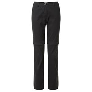 Craghoppers  Women's Kiwi Pro II Convertible Trousers - Afritsbroek, zwart