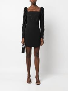 Just Cavalli Mini-jurk met vierkante hals - Zwart