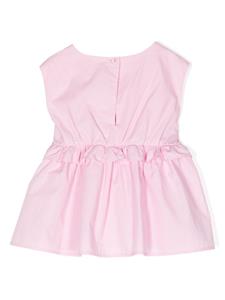 KINDRED ruffle-waist organic-cotton dress - Roze