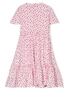 Simonetta floral-print dress - Roze
