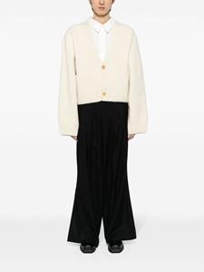 Hed Mayner flared tailored trousers - Zwart