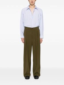 Hed Mayner wide-leg tailored trousers - Groen