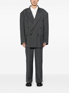 Hed Mayner striped tailored trousers - Grijs