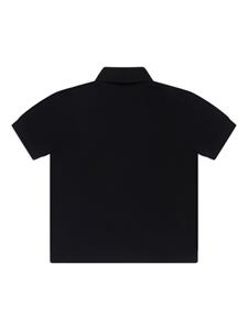 Versace Kids Medusa Head-patch polo shirt - Zwart