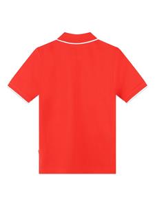 BOSS Kidswear logo-print polo shirt - Rood