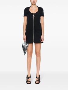 Courrèges Holistic mini-jurk met gespdetail - Zwart