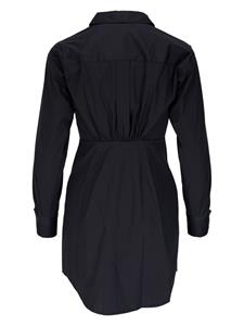 Veronica Beard Mini-blousejurk met lange mouwen - Zwart
