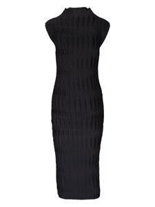 Veronica Beard Gramercy satijnen midi-jurk - Zwart