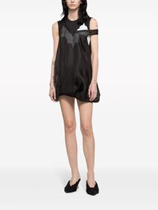 AZ FACTORY Mini-jurk verfraaid met kant - Zwart