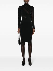 Wolford Semi-doorzichtige mini-jurk - Zwart