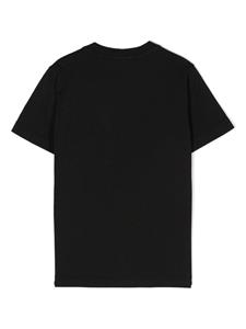 Stone Island Junior T-shirt met Compass-logopatch - Zwart