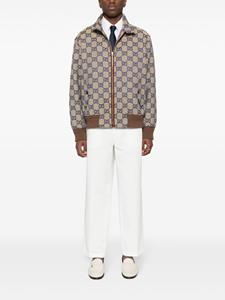 Gucci Katoenen broek met webdetail - Beige