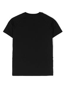Balmain Kids logo-appliqué cotton T-shirt - Zwart