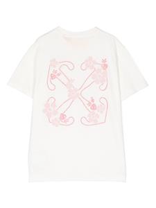 Off-White Kids Arrows-motif cotton T-shirt - Wit