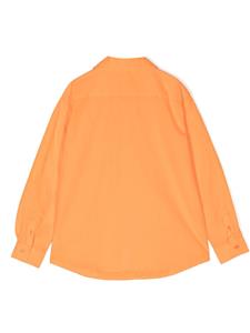 KINDRED Knox crinkle cotton-poplin shirt - Oranje