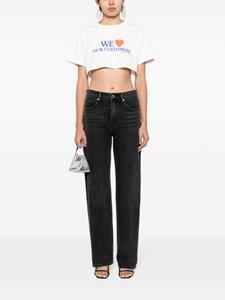 Alexander Wang EZ straight jeans - Zwart