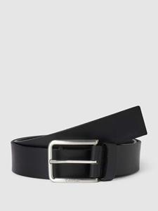 CK Calvin Klein Leren riem met doornsluiting, model 'WARMTH OILED GRAIN'