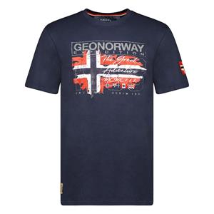 GEOGRAPHICAL NORWAY Bedrukt T-shirt met korte mouwen Jrusty