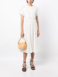 3.1 Phillip Lim Midi-jurk met kant - Wit