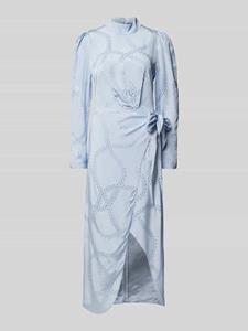 HUGO Midi-jurk met strikdetail, model 'Kasera'