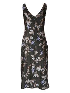 Vince Midi-jurk met bloemenprint - Blauw