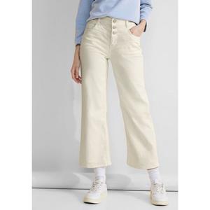 STREET ONE 5-Pocket-Jeans "DENIM CULOTTE", mit Elasthan und Schlag