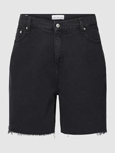 Calvin Klein Jeans Plus Korte PLUS SIZE jeans met labelpatch