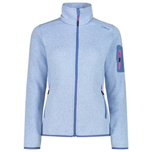 CMP  Women's Jacket Jacquard Knitted - Fleecevest, blauw