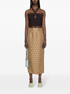 ETRO floral-print pencil skirt - Bruin