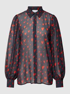 Jake*s Collection Blouse met all-over motief