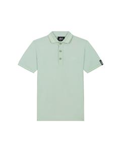Malelions Polo shirt signature - Aqua grijs/mint