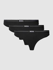 Boss Slip met elastische band met logo in een set van 3 stuks