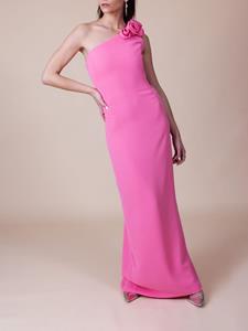 Catherine Regehr floral-applique gown - Roze