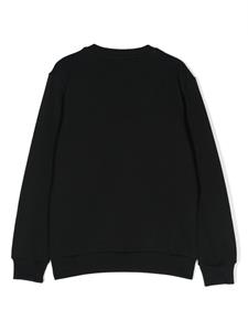 Balmain Kids Sweater met metallic-effect - Zwart