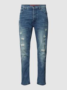 HUGO Slim fit jeans in destroyed-look