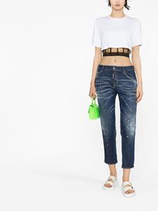 Dsquared2 Jeans met verfspatten - Blauw